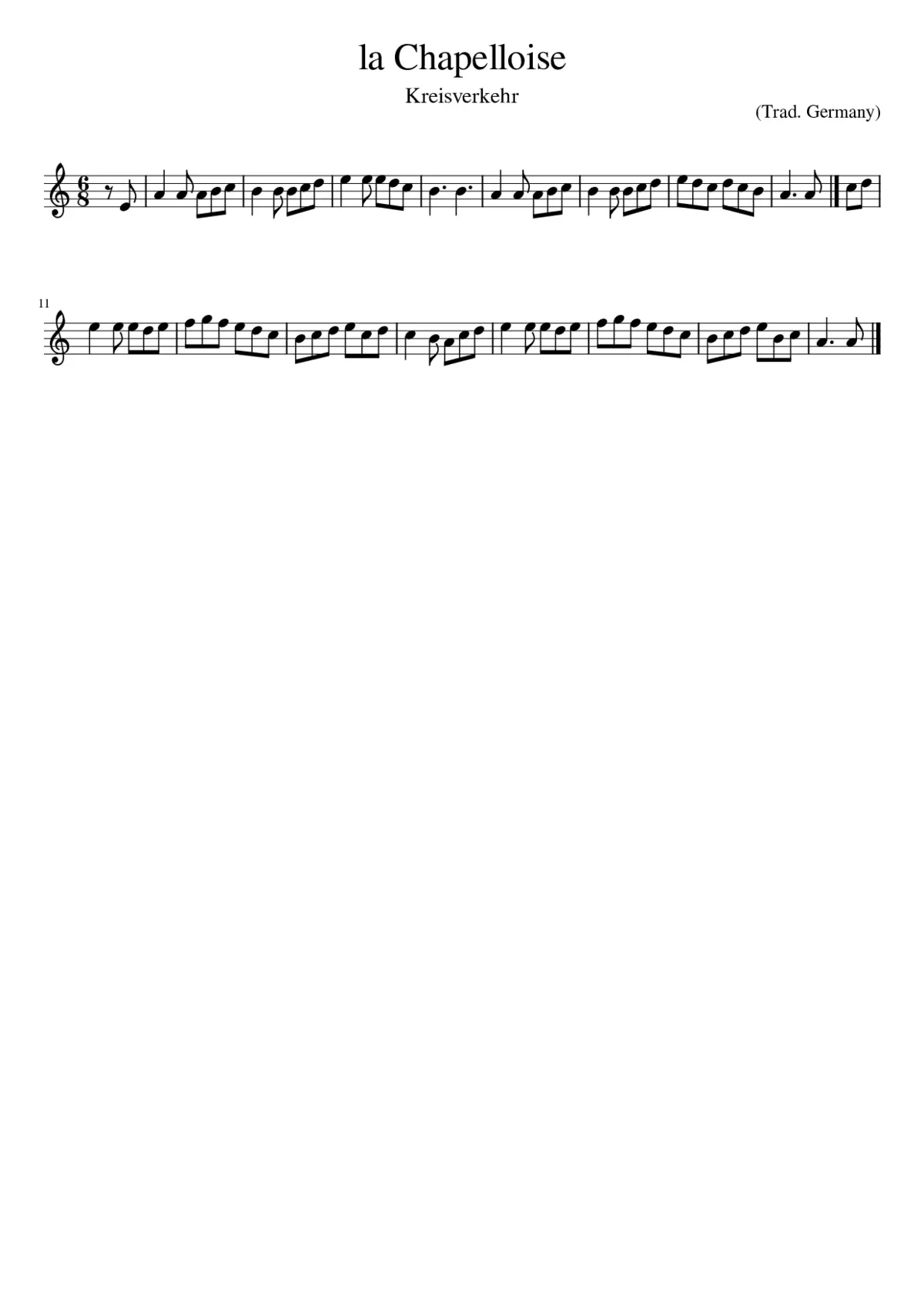 la Chapelloise - Page 1