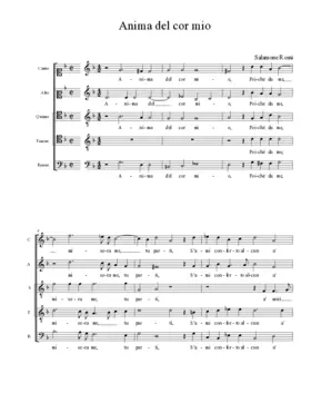 Anima del cor mio