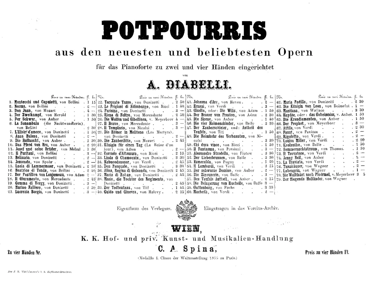 2 Potpourris aus 'Rigoletto' - Page 1