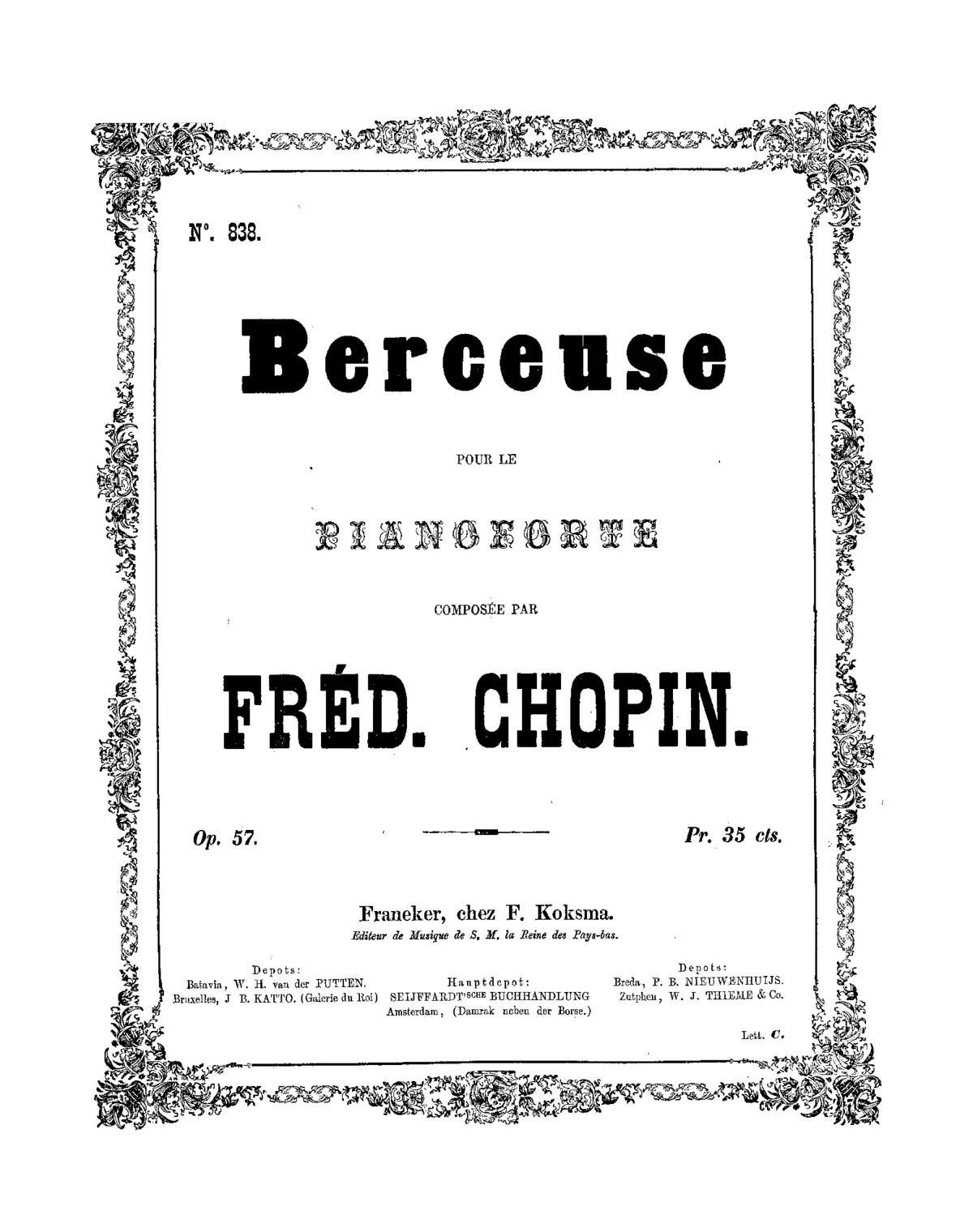 Berceuse - Page 1
