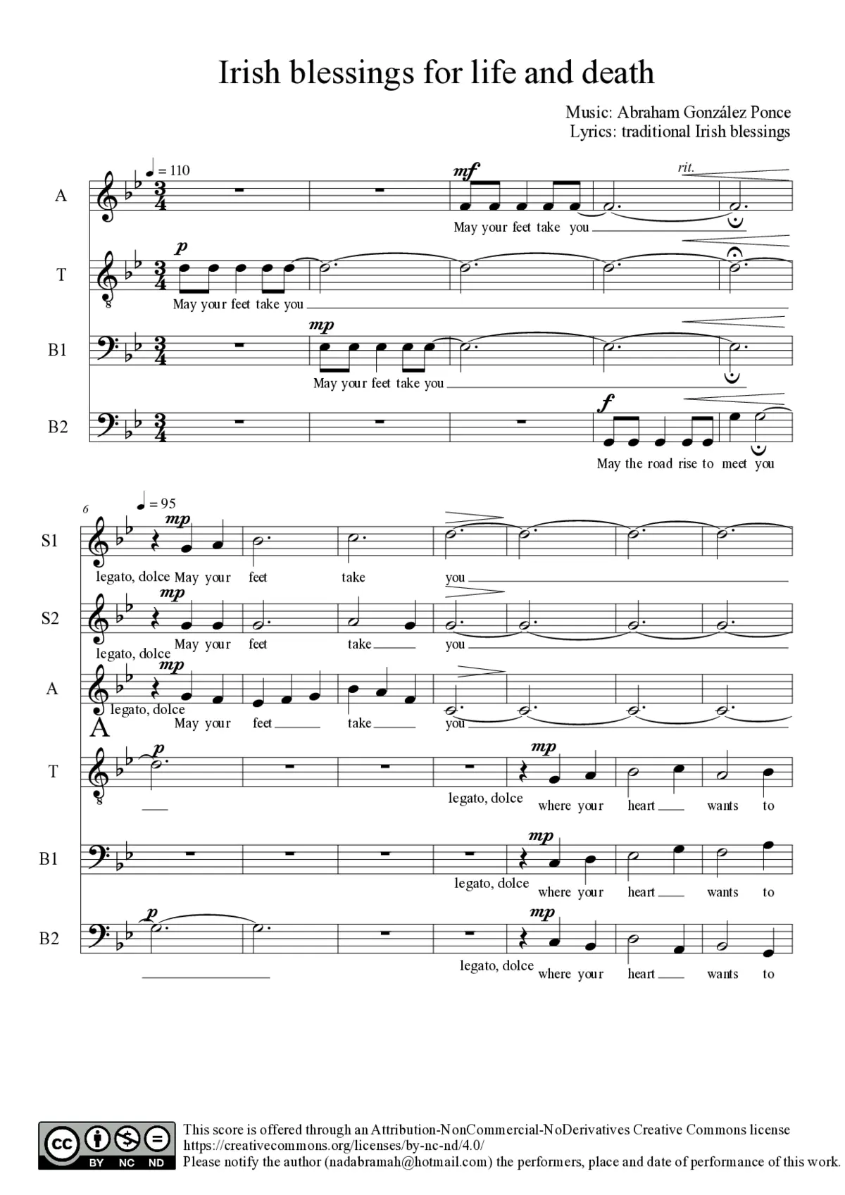 Irish blessings for life and death - Page 1