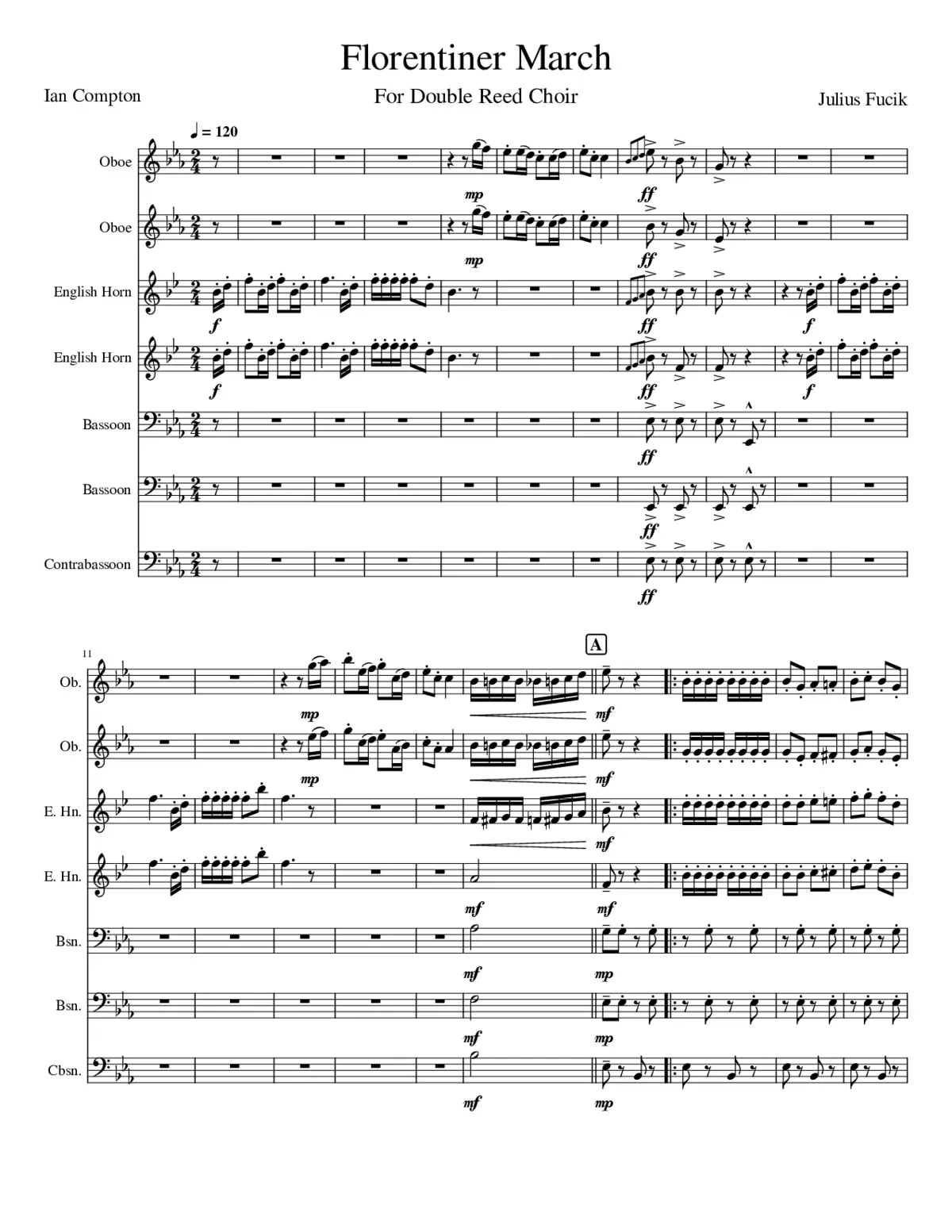 Florentiner Marsch Op.214 - Page 1