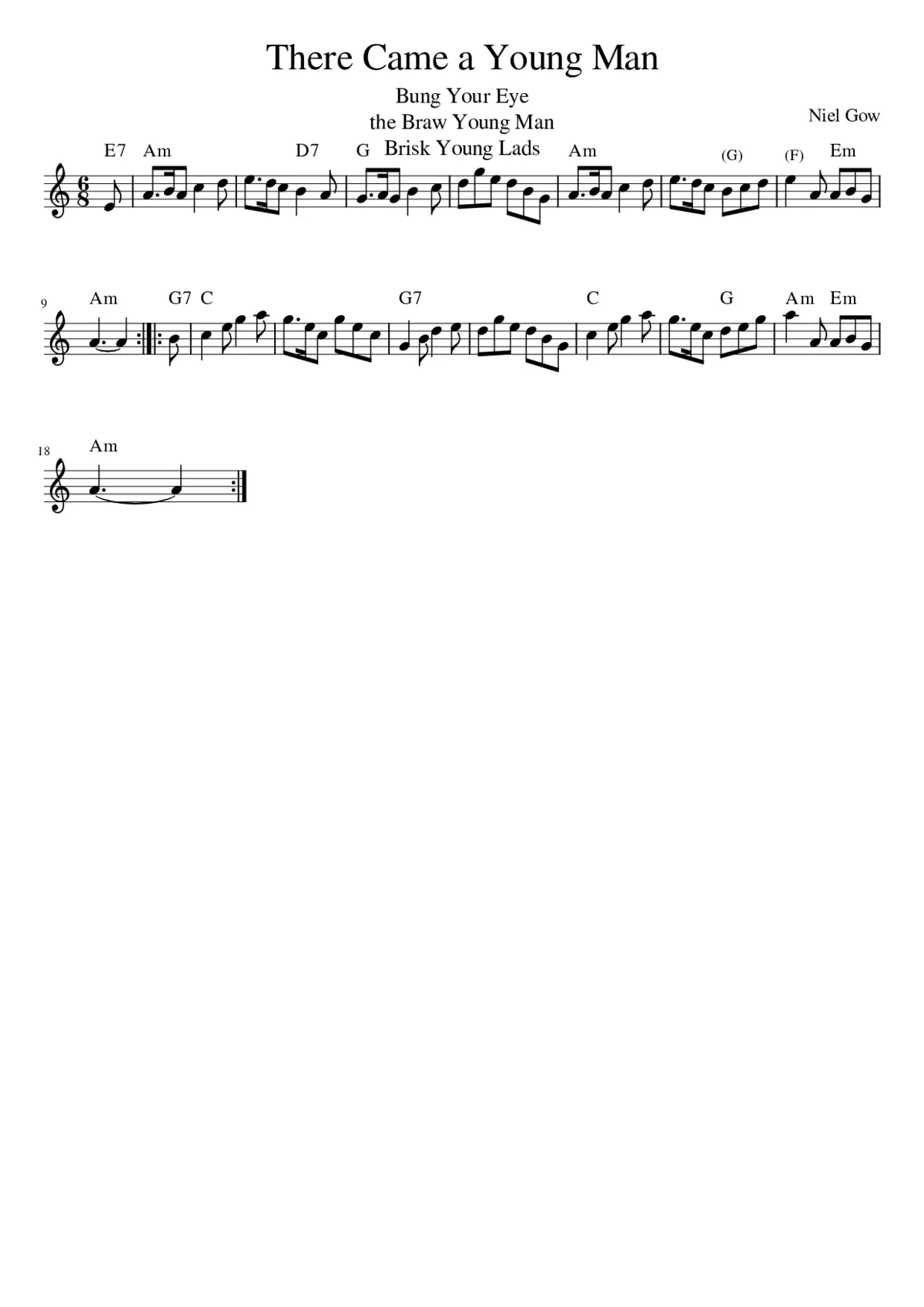 There Came a Young Man - Page 1