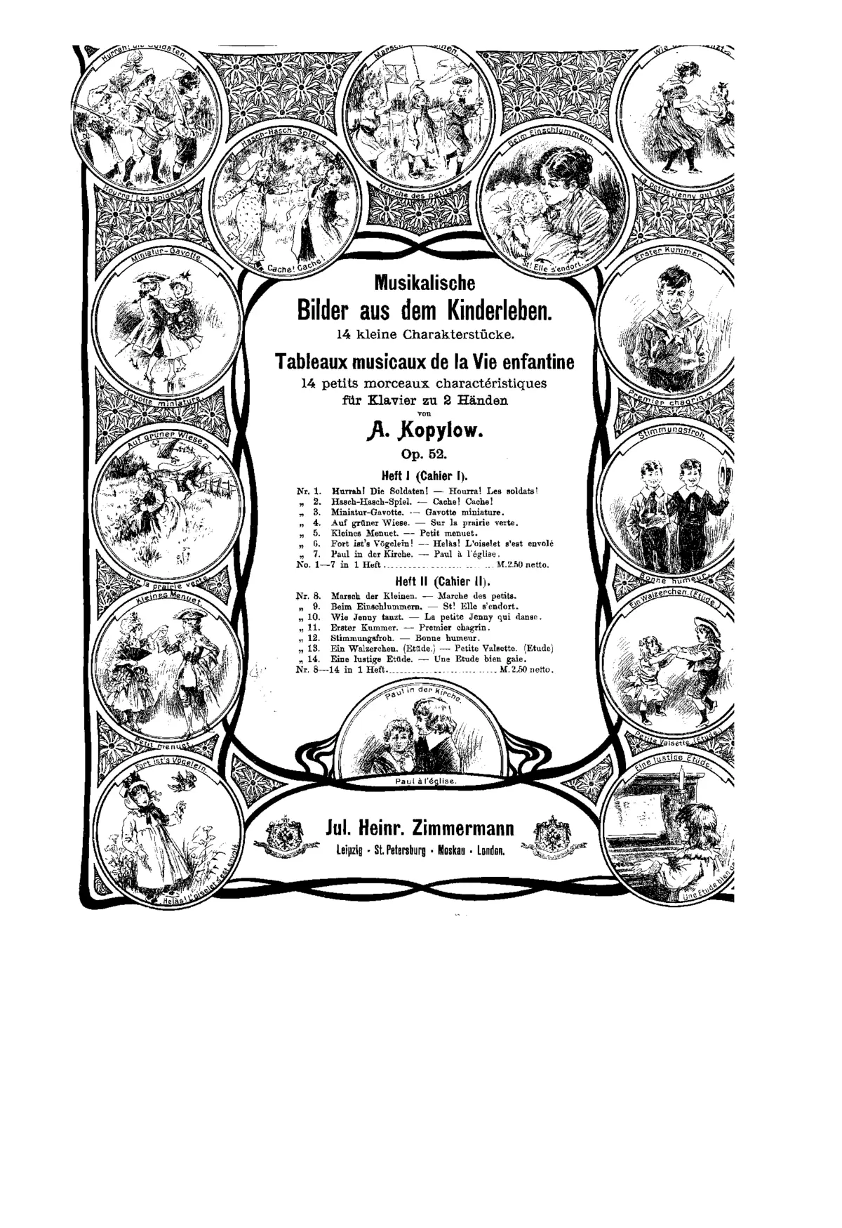 14 Tableaux Musicals - Page 1
