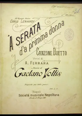 'A serata d"a primma donna