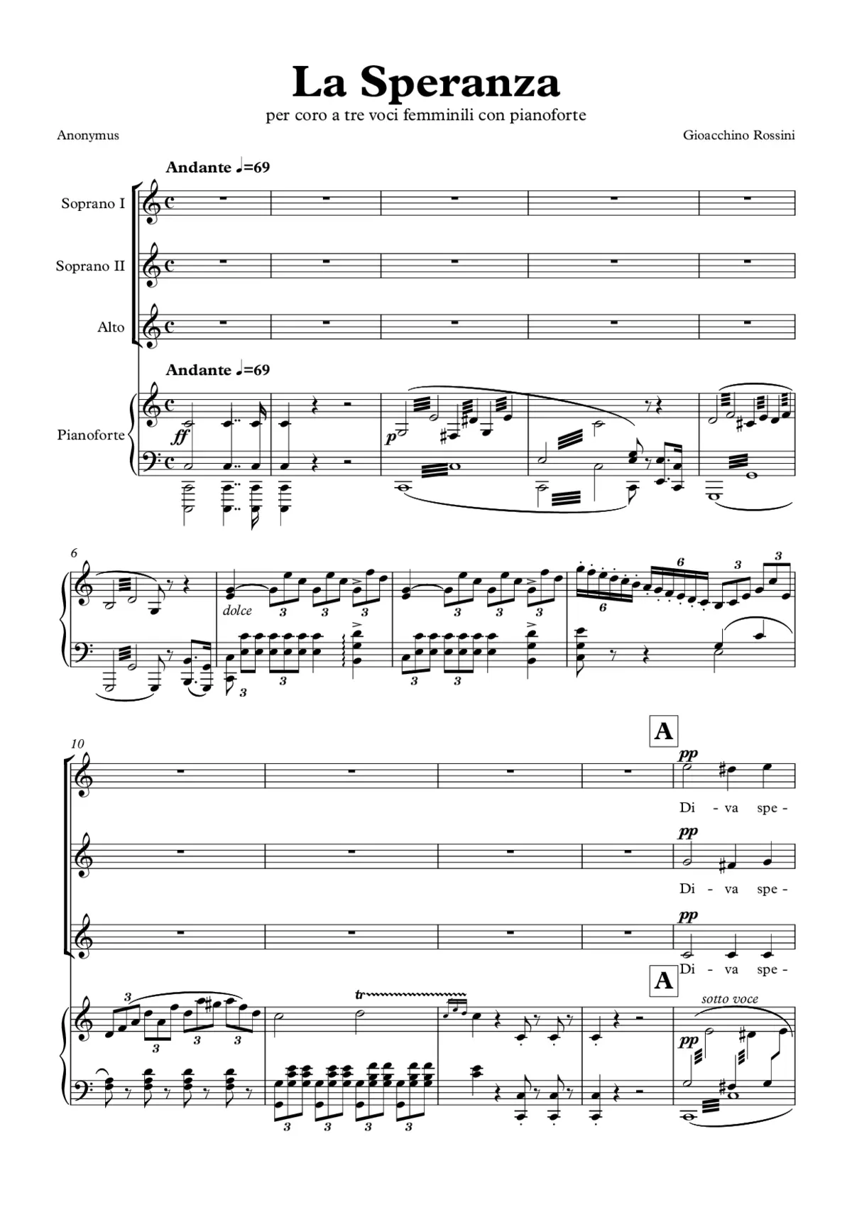 La Speranza - Page 1
