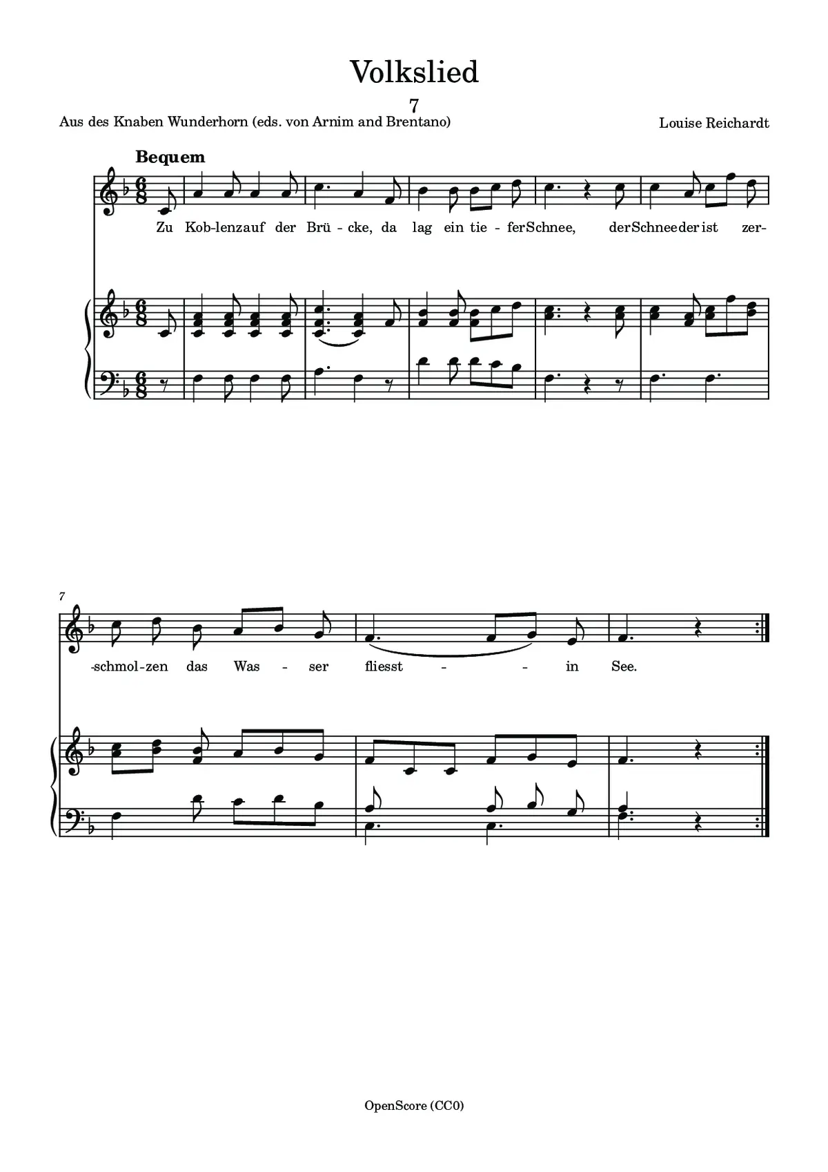 Volkslied - Page 1