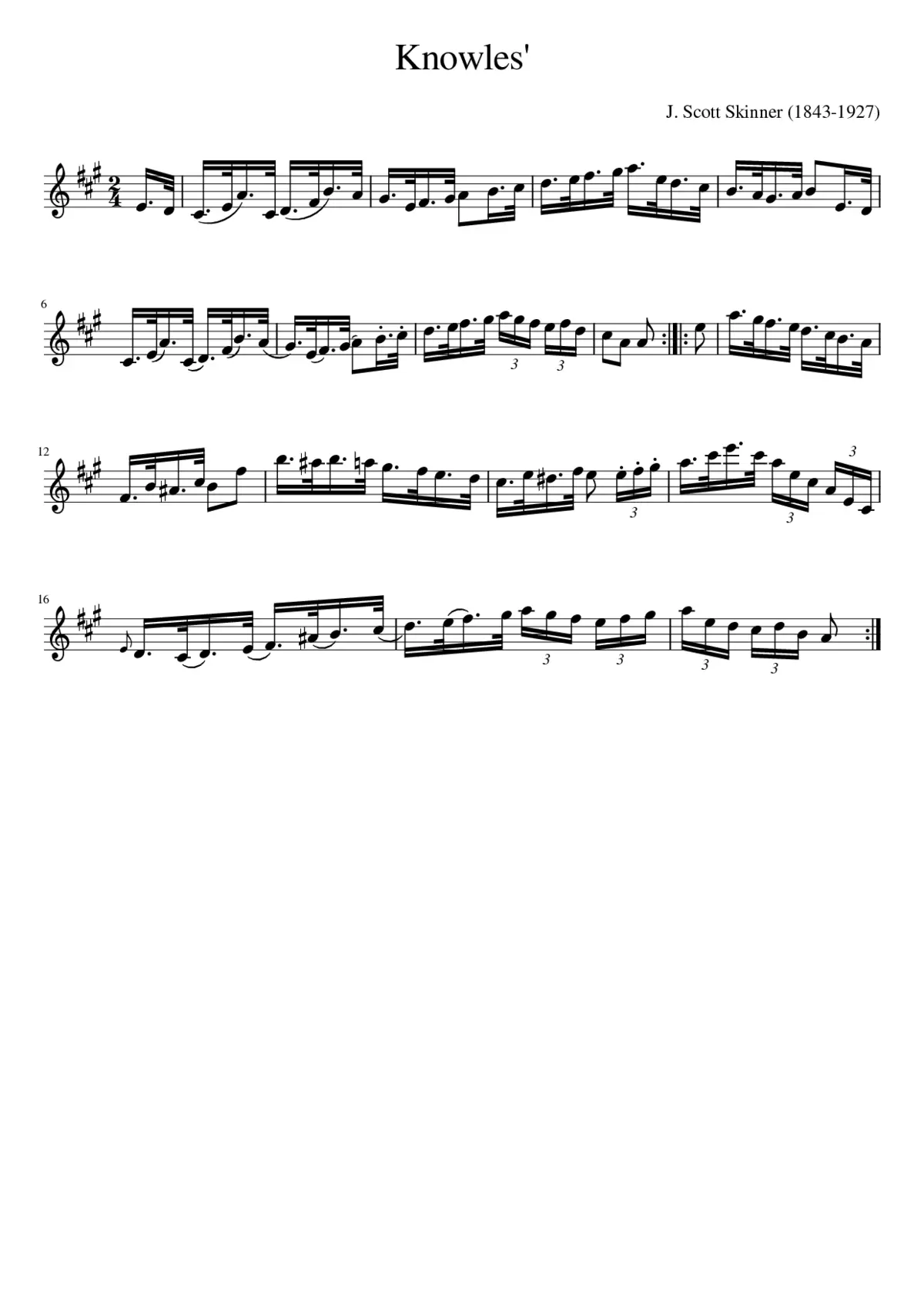 Knowles' - Page 1