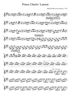 Prince Charles' Lament