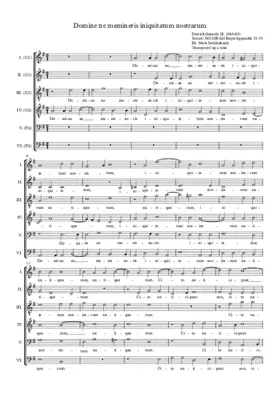 Domine ne memineris iniquitatum nostrarum