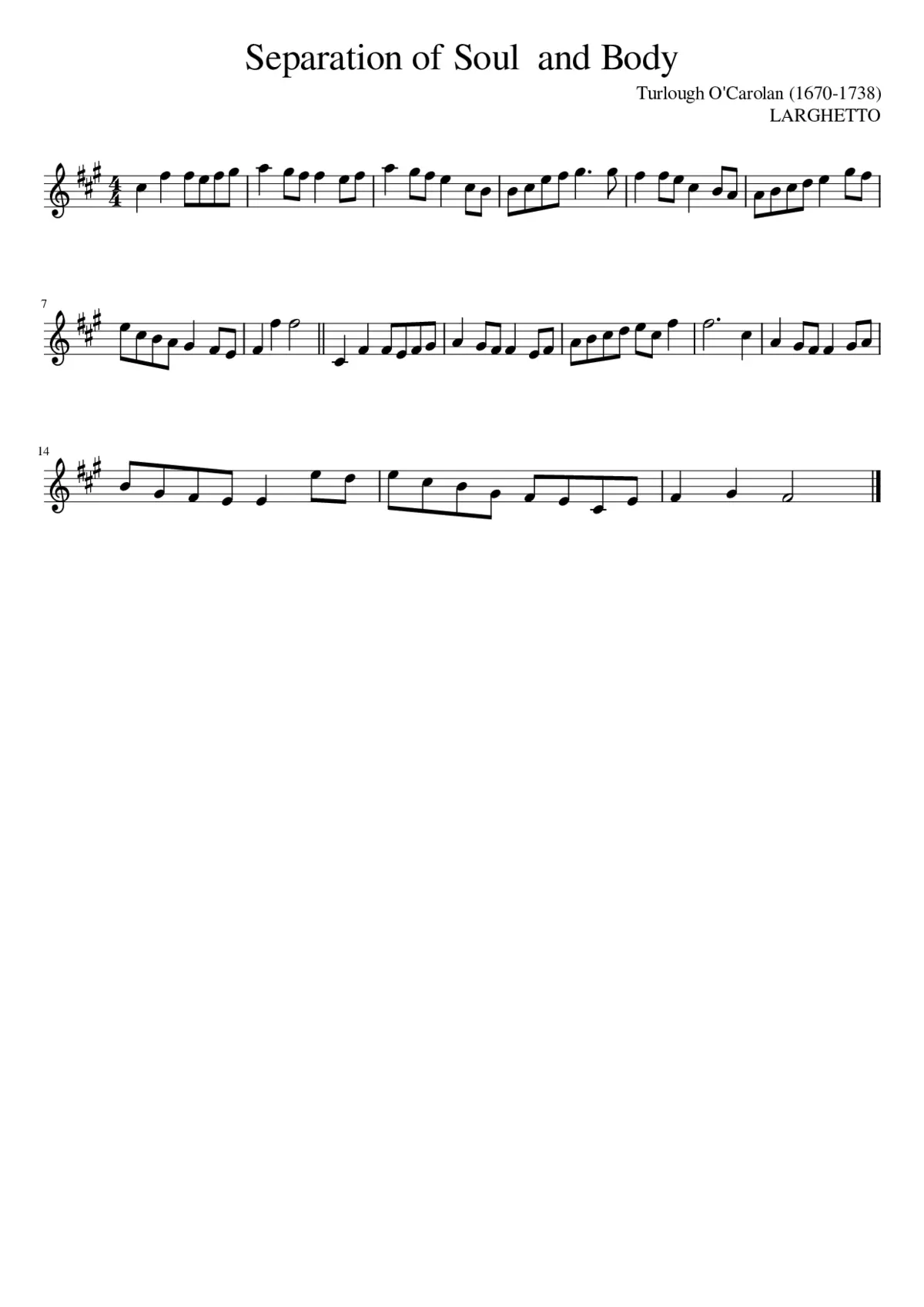 the Separation of Soul and Body - Page 1