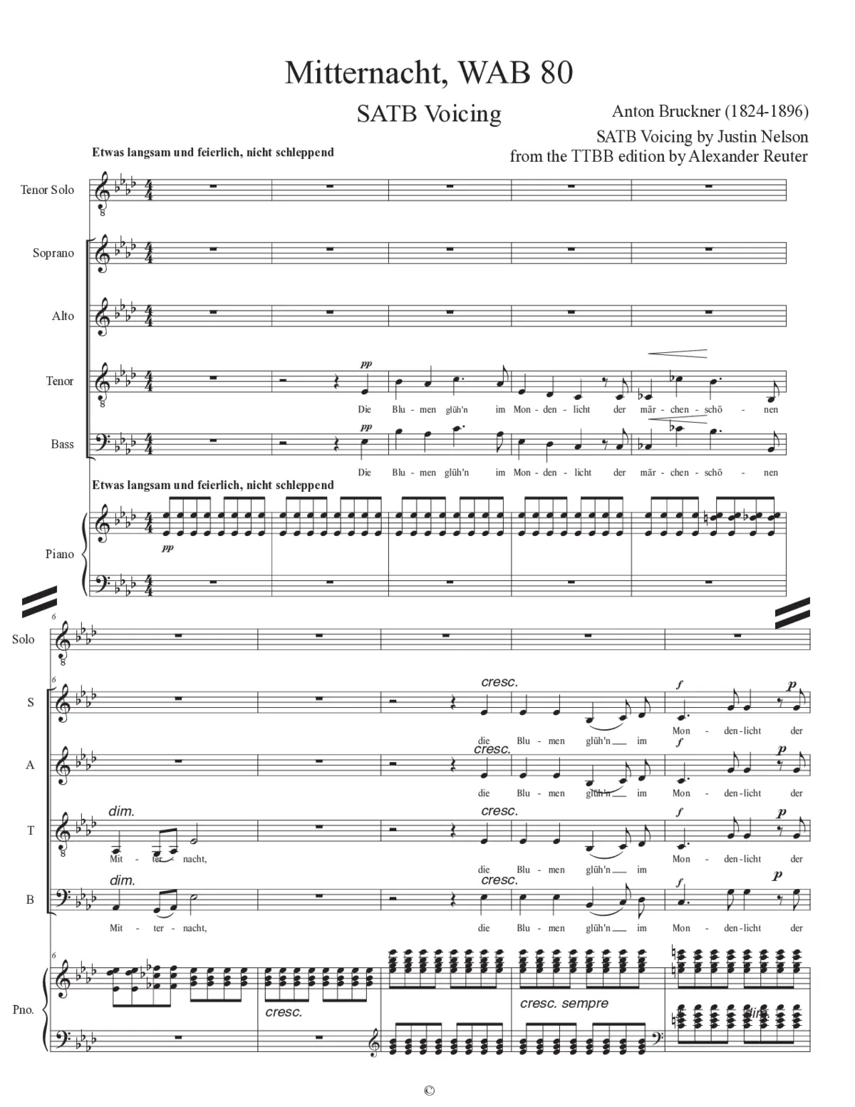 Mitternacht WAB 80 - Page 1