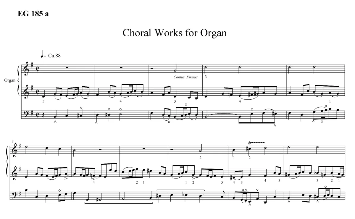 17 Chorals and Fugues for Organ - Page 1