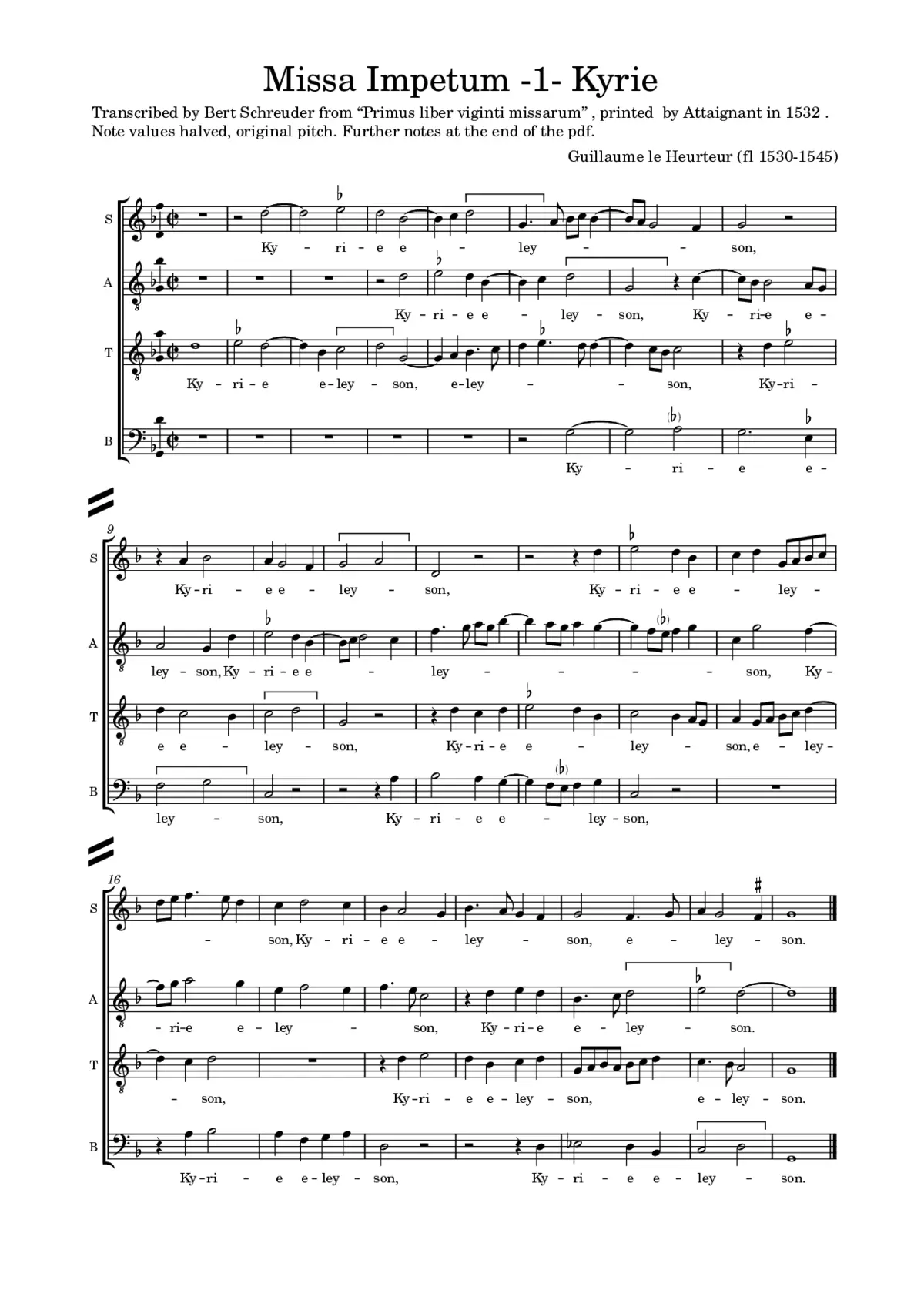 Missa Impetum - Page 1