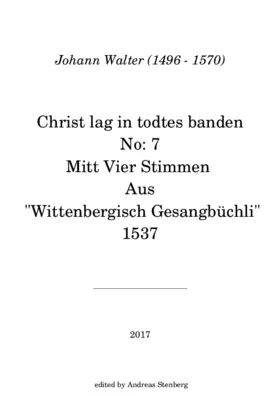 Christ lag in Todesbanden