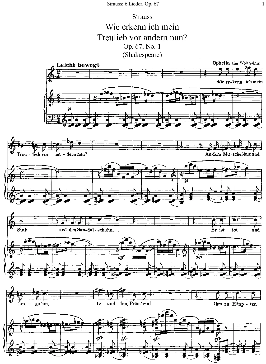 6 Lieder - Page 1