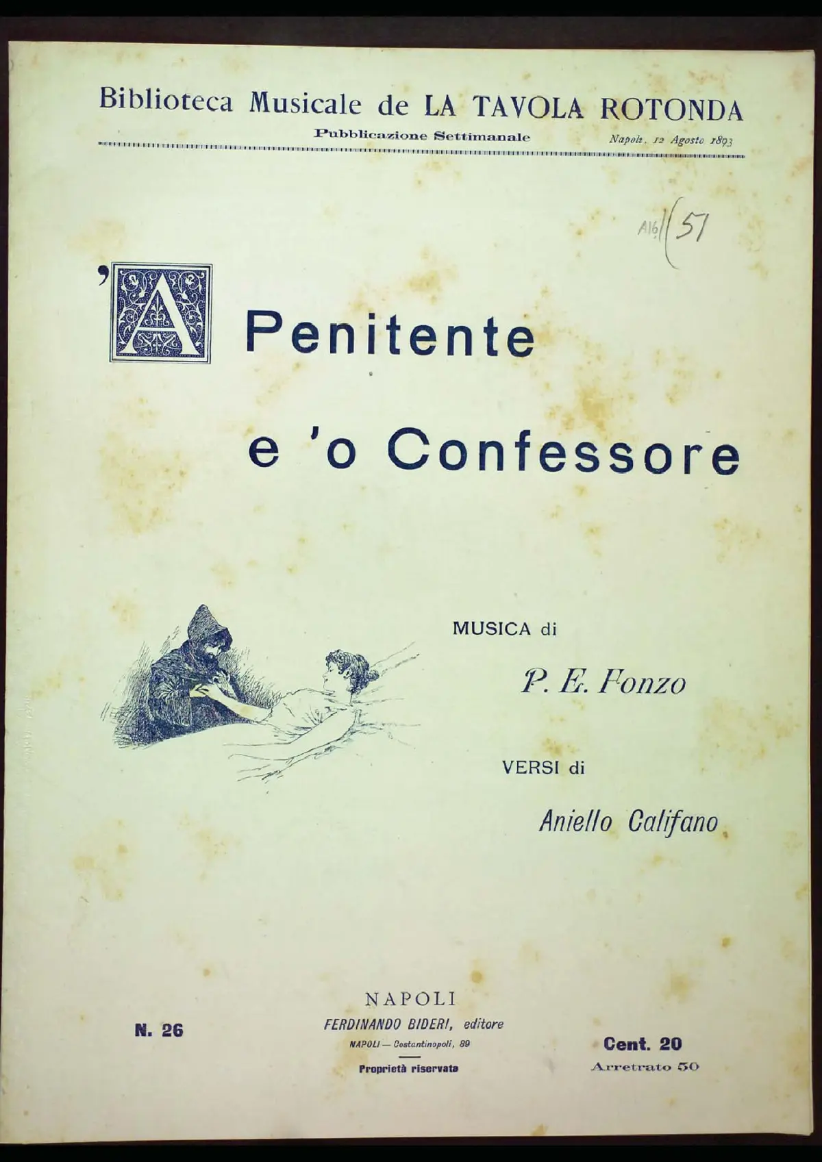 'A penitente e 'o Confessore - Page 1