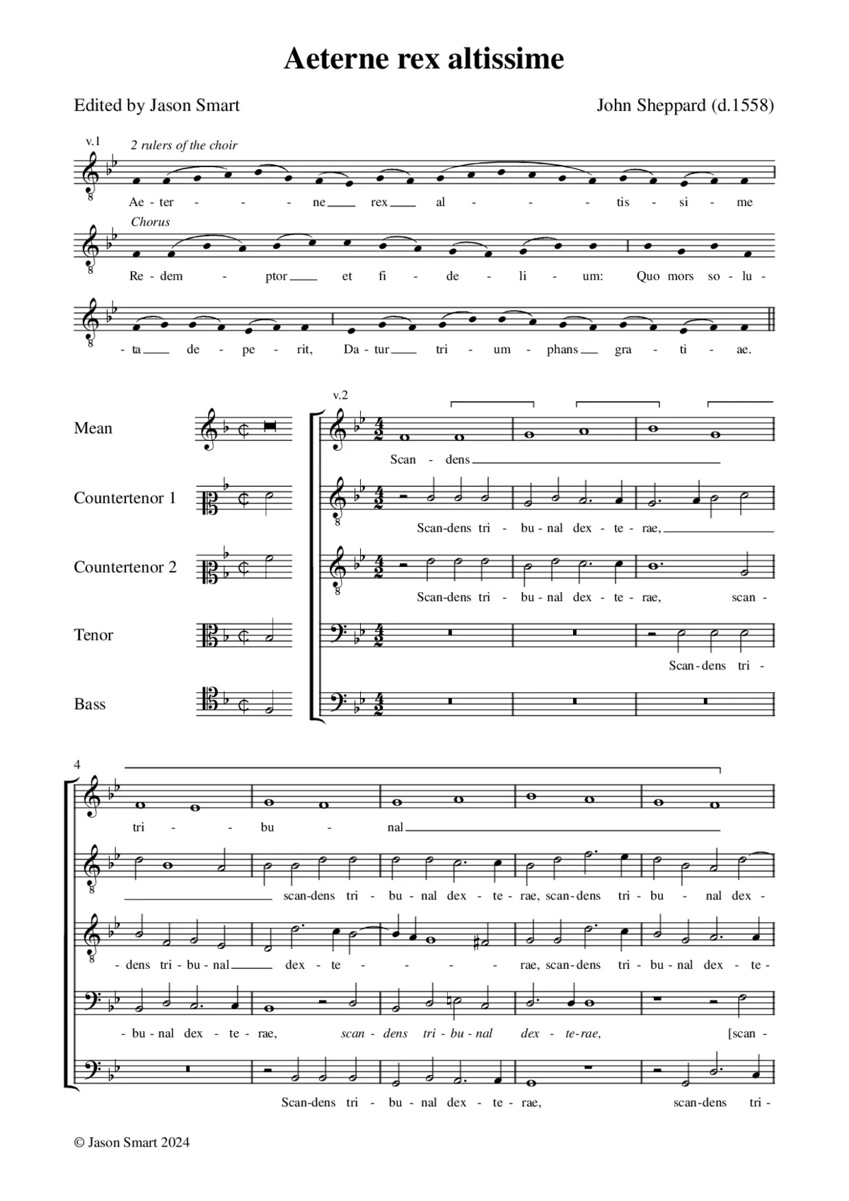 Aeterne rex altissime - Page 1