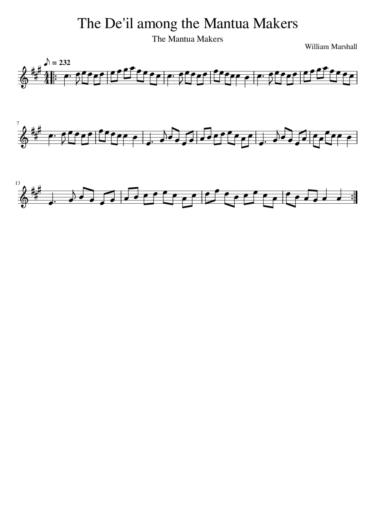 The De'il among the Mantua Makers - Page 1