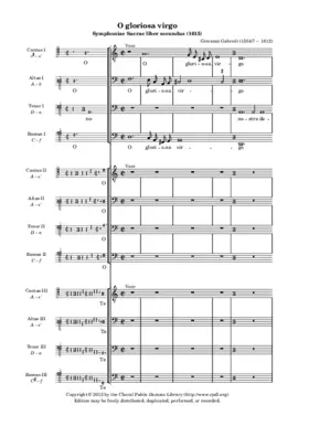O gloriosa virgo
