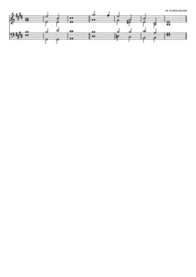 Single chant in E major