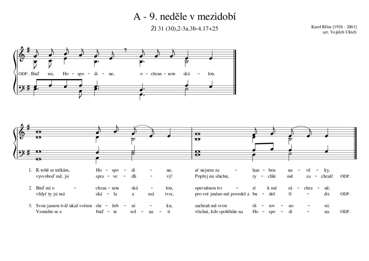 A - 9. neděle v mezidobí - Page 1