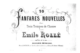 Dix fanfares nouvelles pour trois trompes de chasse