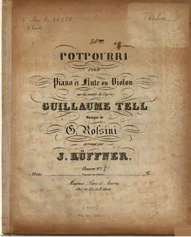 Potpourri for Flute or Violin and Piano No.20