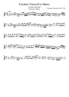 Carolan's Farewell To Music
