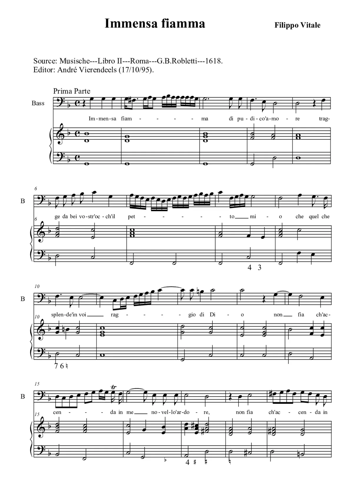 Immensa fiamma - Page 1