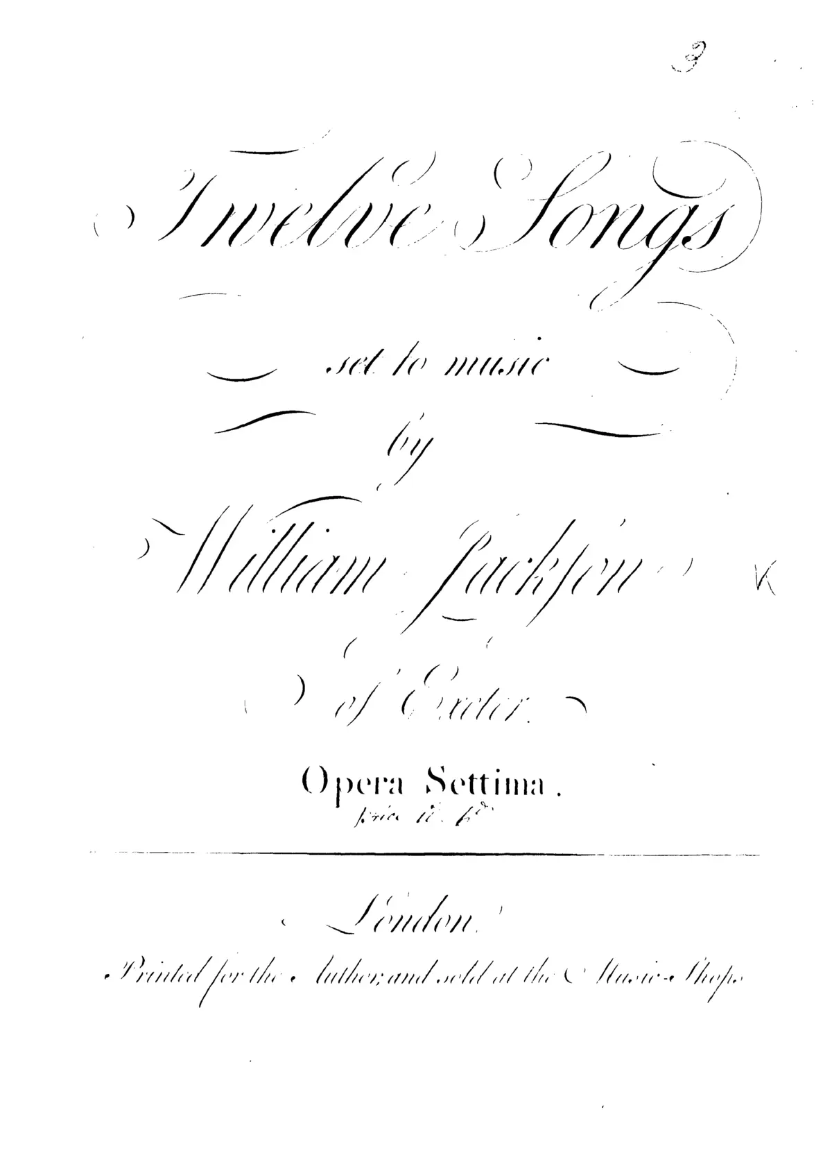 12 Songs, Op.7 - Page 1