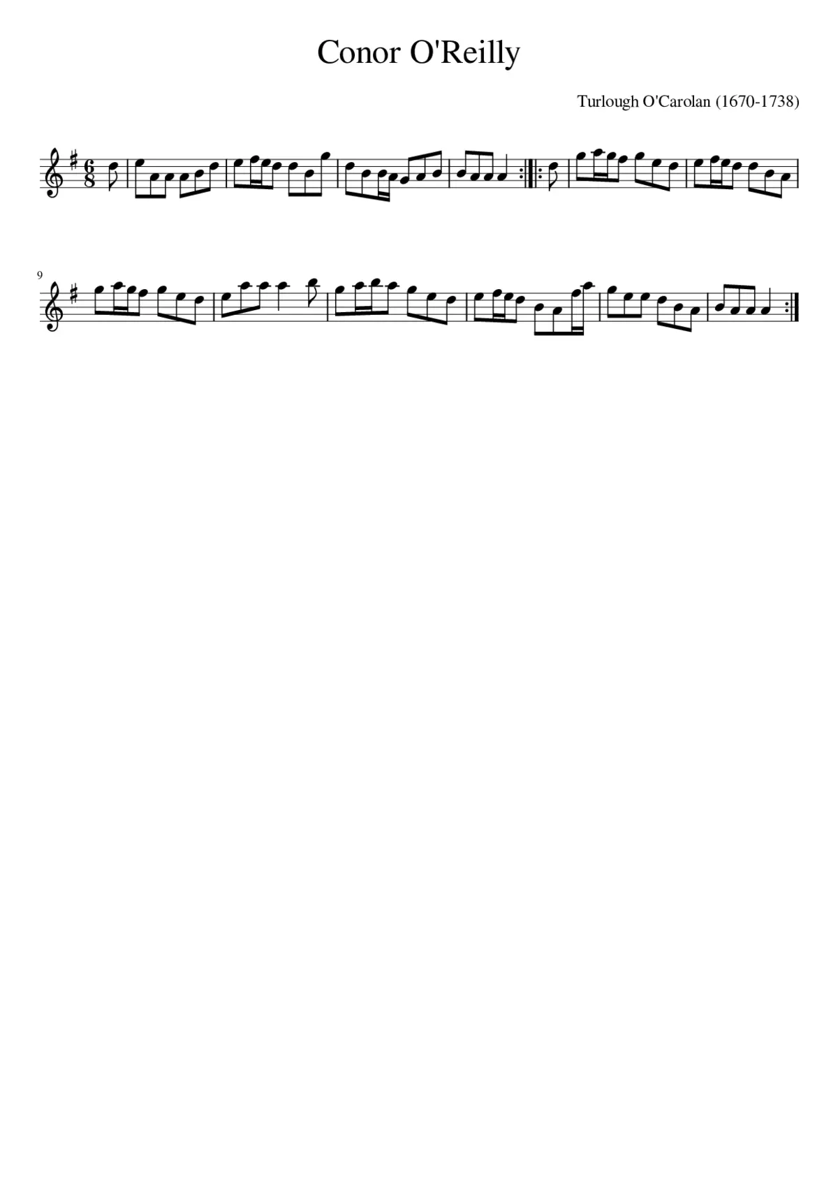 Conor O'Reilly - Page 1