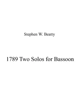 Two Solos for Bassoon