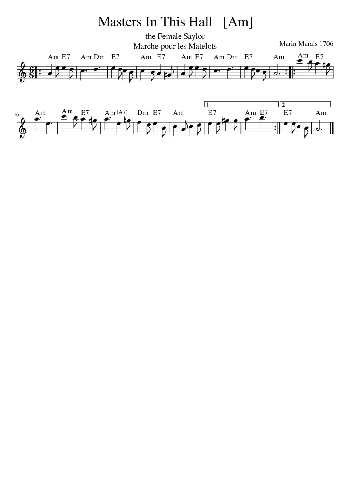 Masters in This Hall - Page 1