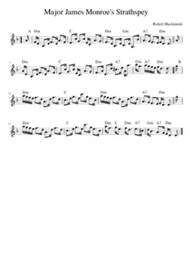 Major James Monroe's Strathspey