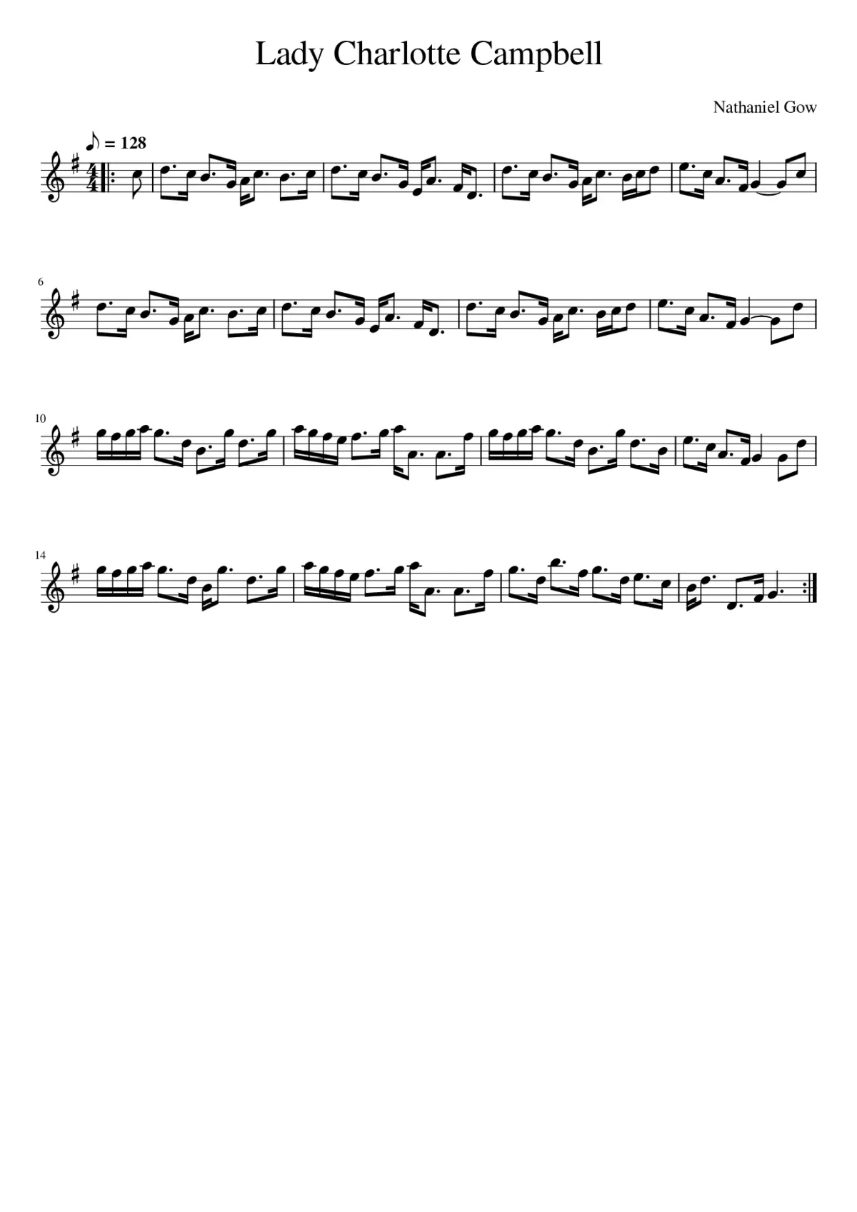 Lady Charlotte Campbell - Page 1