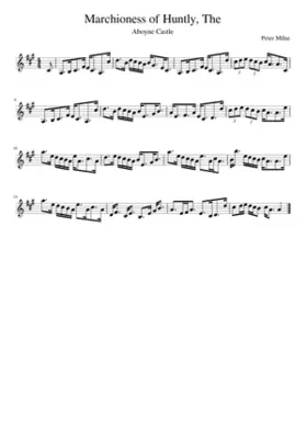 the Marchioness of Huntly