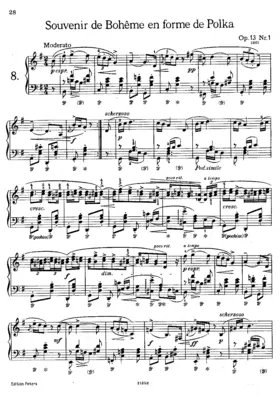 Souvenir de Bohême en forme de Polkas