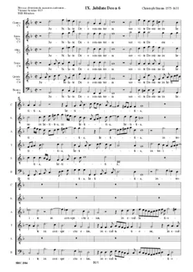 Jubilate Deo a 6 (II)