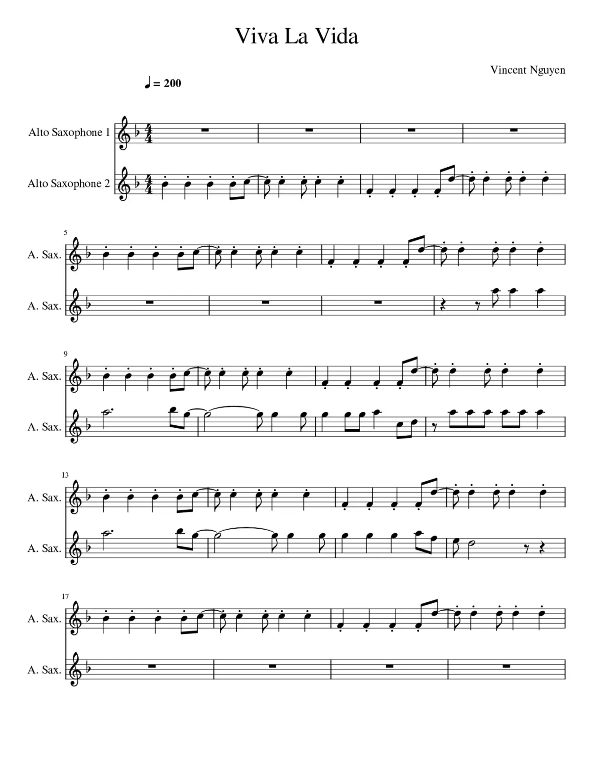 Viva la Vida - Page 1