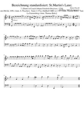 Bezeichnung standardisiert: St.Martin's Lane;