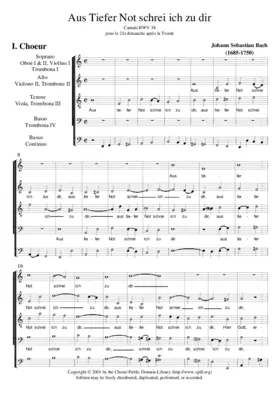 Aus tiefer Not schrei ich zu dir, BWV 38