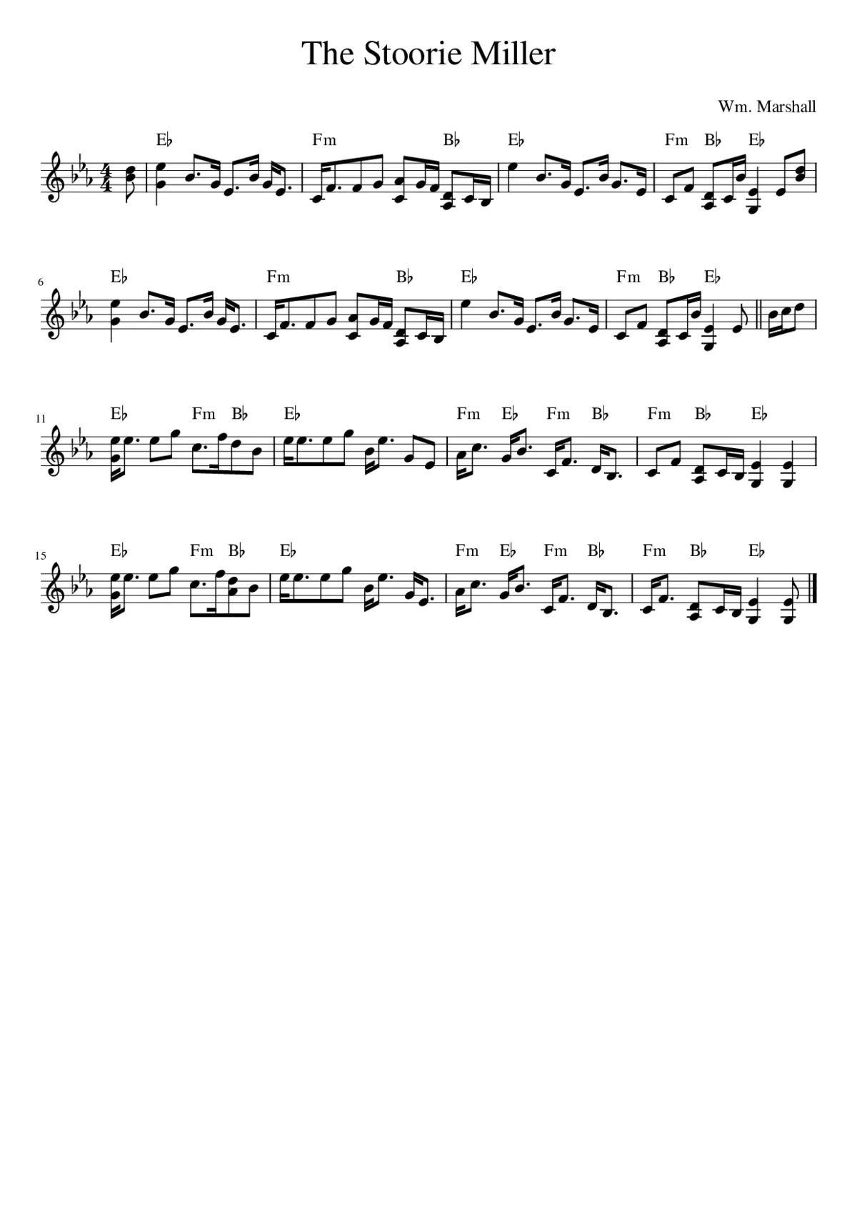 The Stoorie Miller - Page 1