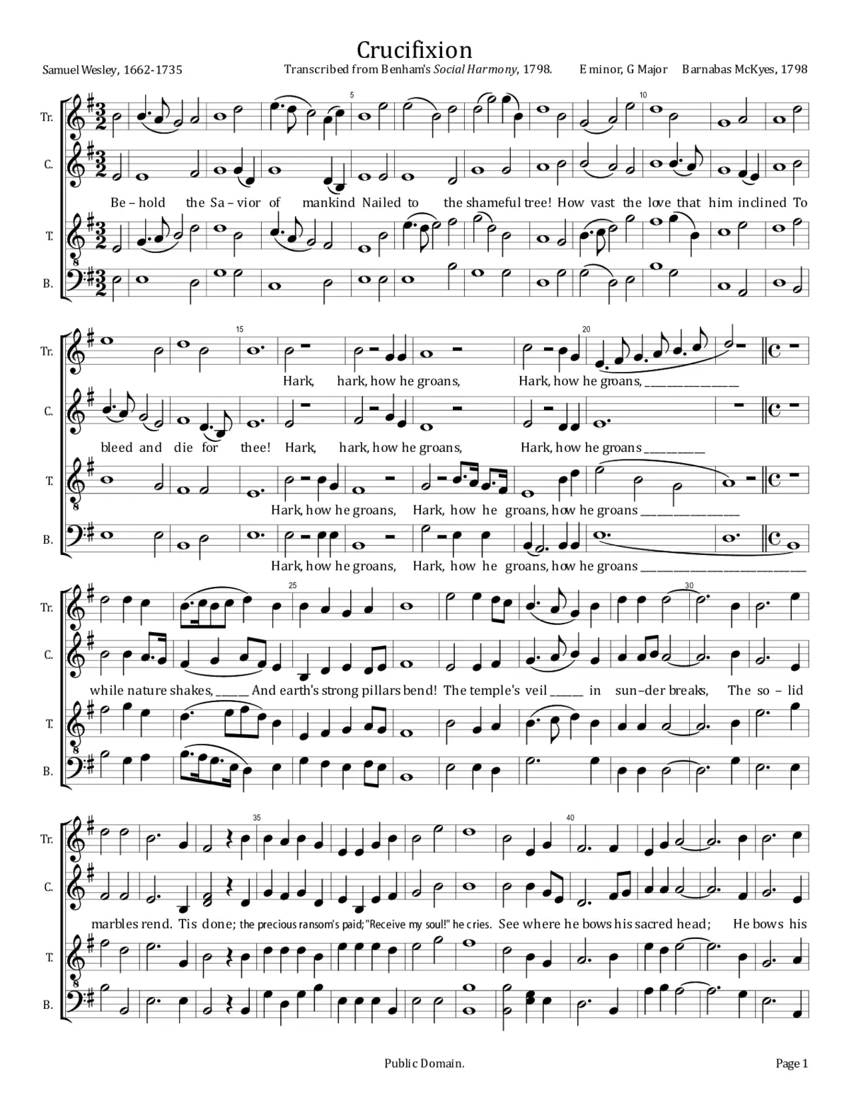 Crucifixion - Page 1