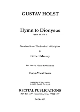 Hymn to Dionysus