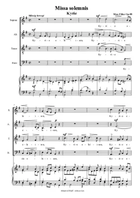 Missa solemnis in e/G