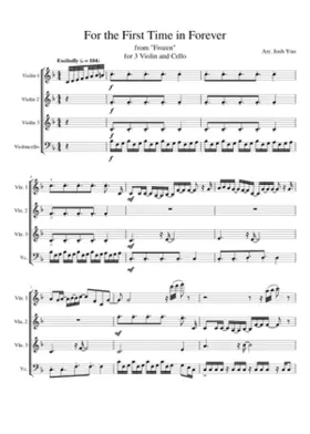 frozen - for the first time in forever