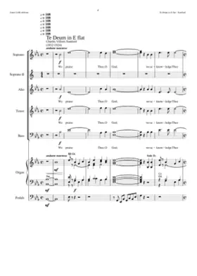 Thanksgiving Te Deum