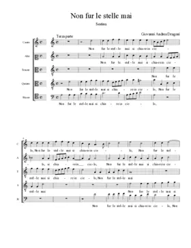 Non fur le stelle mai