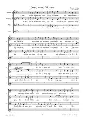 Come, lovers, follow me